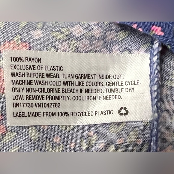 Cat & Jack - Girls Floral Maxi Sundress M (7/8) Plus - Picture 8 of 8